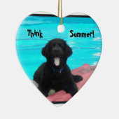 Newfoundland Dog Ornament (Rechts)