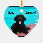 Newfoundland Dog Ornament (Voorkant)