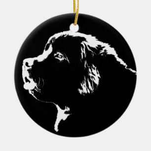 Newfoundland Dog Ornament Kerstmis Decoration