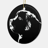 Newfoundland Dog Ornament Kerstmis Decoration (Links)