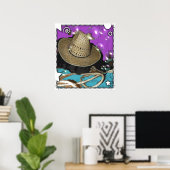 Newfoundland Dog Poster (Thuiskantoor)