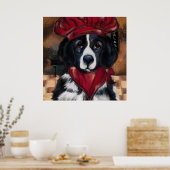 Newfoundland Dog Poster (Keuken)