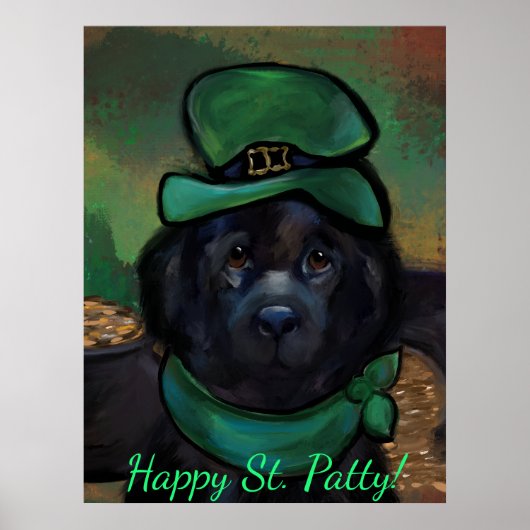 Newfoundland Dog Poster (Voorkant)