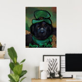 Newfoundland Dog Poster (Thuiskantoor)