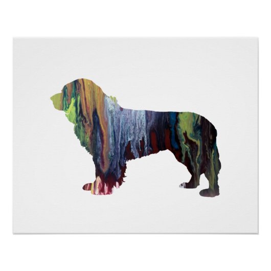 Newfoundland Dog Poster (Voorkant)