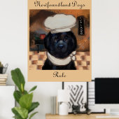 Newfoundland Dog Poster (Thuiskantoor)