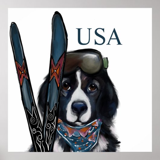 NEWFOUNDLAND DOG POSTER (Voorkant)