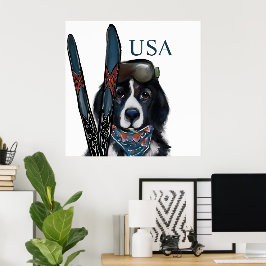 NEWFOUNDLAND DOG  POSTER
