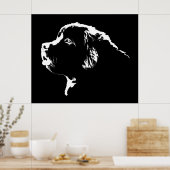 Newfoundland Dog Print Dog Art Posters Giften (Keuken)