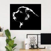 Newfoundland Dog Print Dog Art Posters Giften (Thuiskantoor)