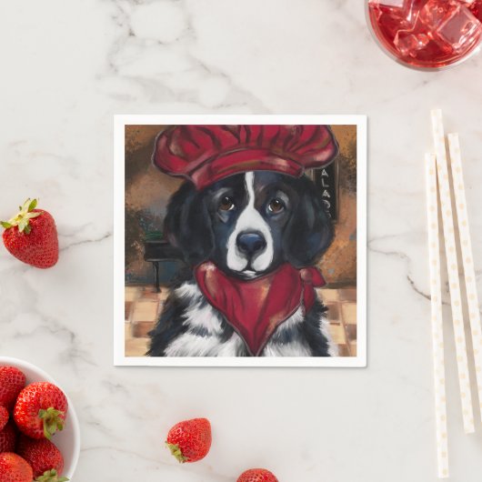 Newfoundland Dog Servet (Insitu)