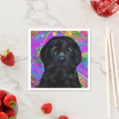 Newfoundland Dog Servet (Insitu)