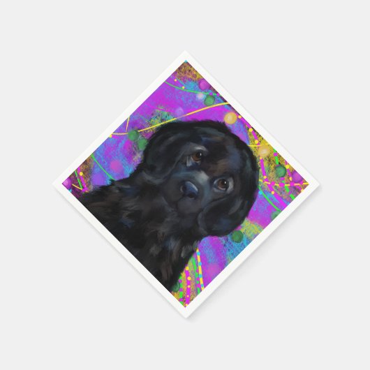 Newfoundland Dog Servet (Hoek)