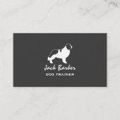 Newfoundland Dog Silhouette - Landseer Visitekaartje (Voorkant)