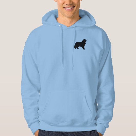Newfoundland Dog Silhouette shirt (Voorkant)