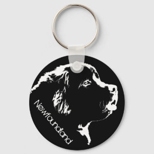 Newfoundland Dog Sleutelhanger Custom Pup Dog Sleu