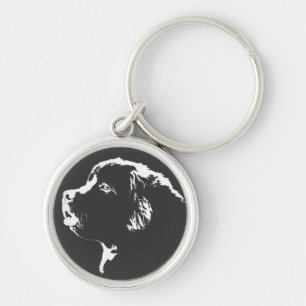 Newfoundland Dog Sleutelhanger Newfoundlander Art 