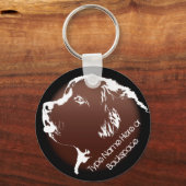 Newfoundland Dog Sleutelhanger Newfoundlander Art  (Voorkant)