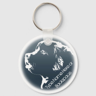 Newfoundland Dog Sleutelhanger Newfoundlander Art