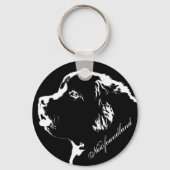 Newfoundland Dog Sleutelhanger Newfoundlander Pup (Voorkant)