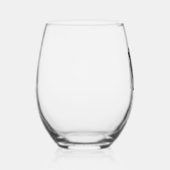 Newfoundland Dog Stammenloze Wijn Glas (Rechts)