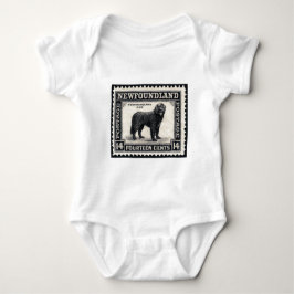 Newfoundland Dog Stamps Gifts Romper