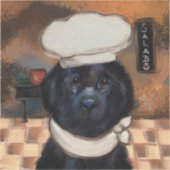 Newfoundland Dog Sticker (Voorkant)