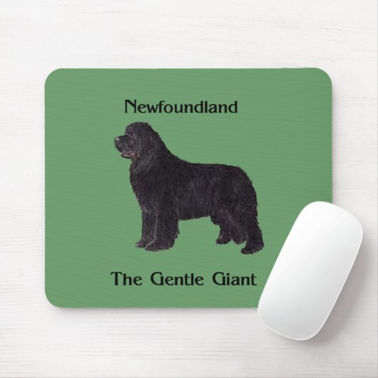 Newfoundland Dog the Gentle Giant Muismat (Met muis)