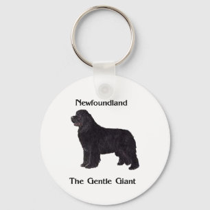 Newfoundland Dog the Gentle Giant Sleutelhanger