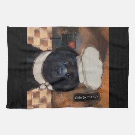 Newfoundland Dog Theedoek (Horizontaal)