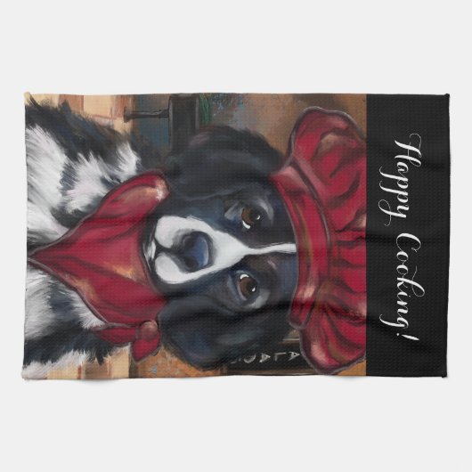 Newfoundland Dog Theedoek (Horizontaal)