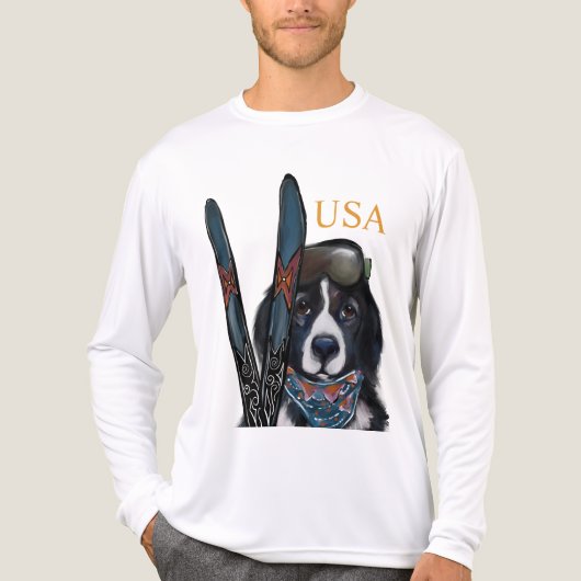 NEWFOUNDLAND DOG  Tri-Blend SHIRT (Voorkant volledig)