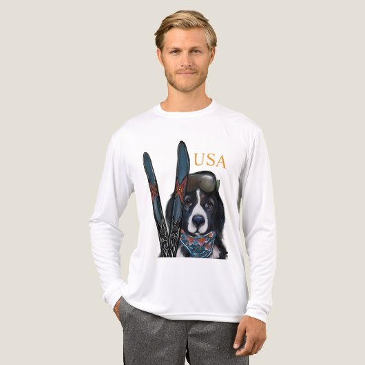 NEWFOUNDLAND DOG Tri-Blend SHIRT (Voorkant)