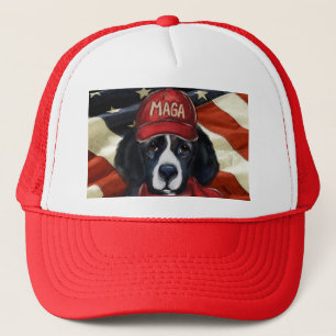 NEWFOUNDLAND DOG TRUCKER PET