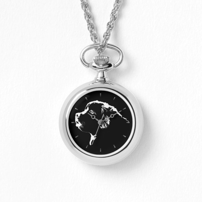 Newfoundland Dog Watch Newfoundland Wrist Watch Horloge (Voorkant)