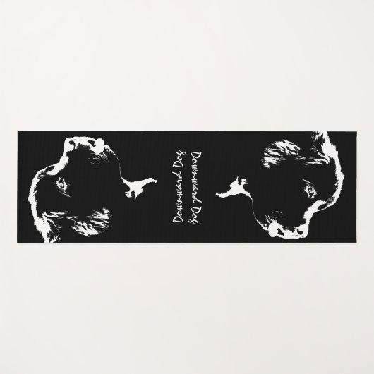 Newfoundland Dog Yoga Mats Puppy Dog Yoga Mat (Voorkant (horizontaal))