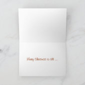 Newfoundland Dogs Asleep Christmas Kaart (Binnen)