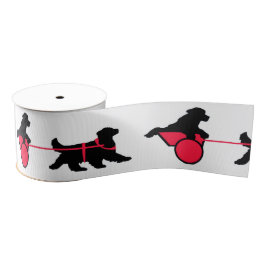 Newfoundland Draft Dog Ribbon Grosgrain Lint