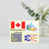 Newfoundland en Labrador Canada Briefkaart (Staand voorkant)