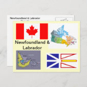 Newfoundland en Labrador Canada Briefkaart (Voorkant / Achterkant)