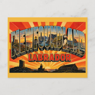 Newfoundland en Labrador Canadese provincie Briefkaart