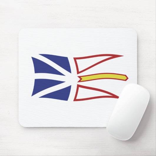Newfoundland en Labrador Flag Mousepad Muismat (Met muis)
