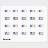 Newfoundland en Labrador Flag Ronde Sticker (Vel)