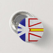 Newfoundland en Labrador Ronde Button 3,2 Cm (Voorkant /achterkant)
