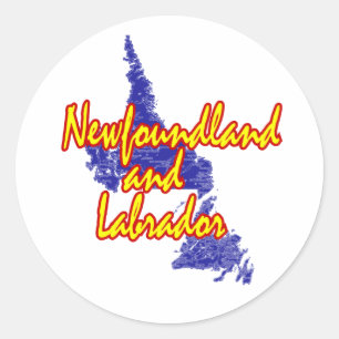 Newfoundland en Labrador Ronde Sticker