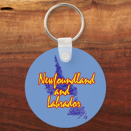 Newfoundland en Labrador Sleutelhanger (Achterkant)