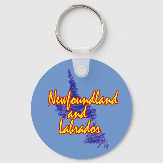 Newfoundland en Labrador Sleutelhanger (Achterkant)