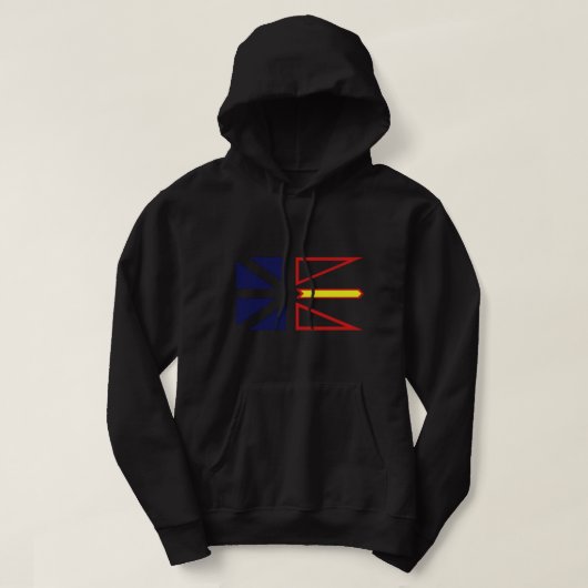Newfoundland en Labrador-vlag - 3 kleuren Hoodie (Design voorkant)