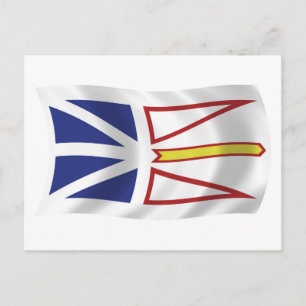 Newfoundland en Labrador Vlag Ansichtkaart Briefkaart