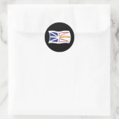 Newfoundland en Labrador Vlagsticker Ronde Sticker (Tas)